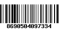 Código de Barras 8690504097334