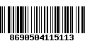 Código de Barras 8690504115113