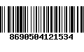 Código de Barras 8690504121534