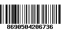 Código de Barras 8690504206736