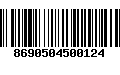 Código de Barras 8690504500124