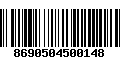 Código de Barras 8690504500148