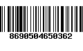 Código de Barras 8690504650362