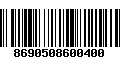 Código de Barras 8690508600400