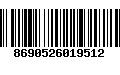 Código de Barras 8690526019512