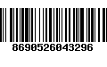 Código de Barras 8690526043296