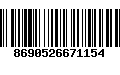 Código de Barras 8690526671154