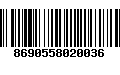 Código de Barras 8690558020036