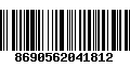 Código de Barras 8690562041812