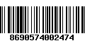 Código de Barras 8690574002474