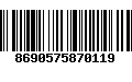 Código de Barras 8690575870119