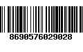 Código de Barras 8690576029028