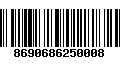 Código de Barras 8690686250008