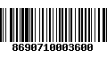 Código de Barras 8690710003600