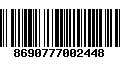 Código de Barras 8690777002448