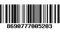 Código de Barras 8690777005203