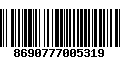 Código de Barras 8690777005319