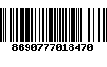 Código de Barras 8690777018470