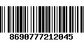 Código de Barras 8690777212045