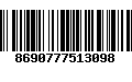 Código de Barras 8690777513098