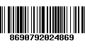 Código de Barras 8690792024869