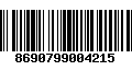 Código de Barras 8690799004215