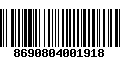 Código de Barras 8690804001918