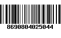 Código de Barras 8690804025044