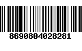 Código de Barras 8690804028281