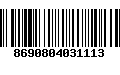 Código de Barras 8690804031113