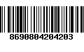 Código de Barras 8690804204203