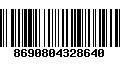 Código de Barras 8690804328640