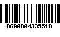 Código de Barras 8690804335518