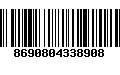 Código de Barras 8690804338908