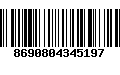 Código de Barras 8690804345197