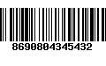 Código de Barras 8690804345432