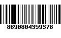 Código de Barras 8690804359378