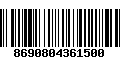 Código de Barras 8690804361500