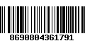 Código de Barras 8690804361791