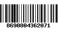 Código de Barras 8690804362071