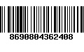 Código de Barras 8690804362408