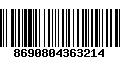 Código de Barras 8690804363214