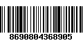 Código de Barras 8690804368905