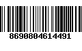 Código de Barras 8690804614491