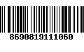 Código de Barras 8690819111060