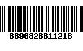 Código de Barras 8690828611216