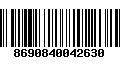 Código de Barras 8690840042630