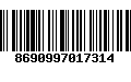 Código de Barras 8690997017314