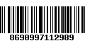 Código de Barras 8690997112989