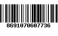 Código de Barras 8691070607736